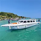 Phuket ferry speedboat to Phi Phi ready for boarding at Rassada Pier