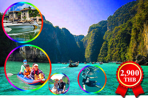 Phi Phi Island Tour from Phuket of the best snorkeling package Maya Bay - Phi Phi Island + Bamboo Island Tour by Speed Boat - Premium Class